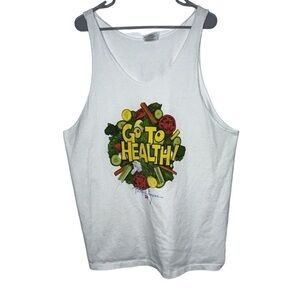 Vintage 1994 Richard Simmoms Go To Health Tank Top